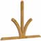 Ekena Millwork Richland Rough Sawn Timber Gable Bracket, Western Red Cedar, 96"W x 64"H x 4"D x 4"F, 16/12 Pitch GBW096X64X0404RIC00RWR - alternate 2
